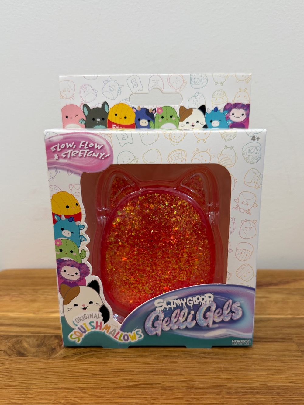 Squishmallows SLIMYGLOOP Gelli Gels Pink Cat Squishy Sensory Toy Fidget NEW